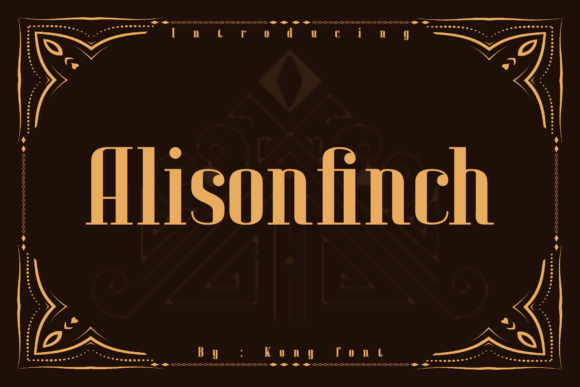 Alison Finch: The Elegant Serif Font for Classy Branding