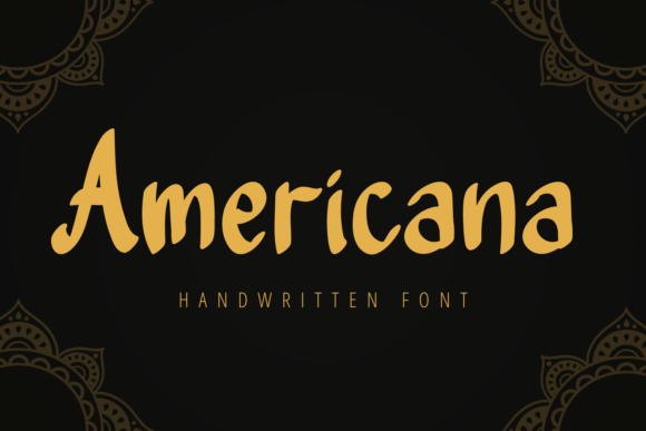 Americana: A Casual Handwritten Font for Editors