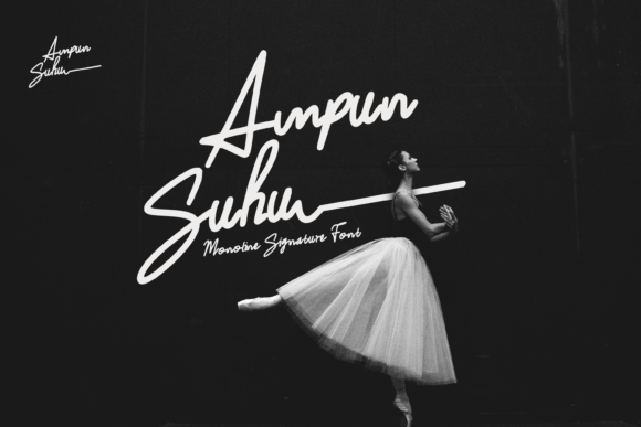 Ampun Suhu: A Monoline Signature Font Review