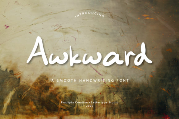Awkward: A Simple Handwritten Font for Editorial Design