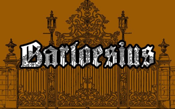 Barloesius: A Bold Blackletter Font for Editorial Design