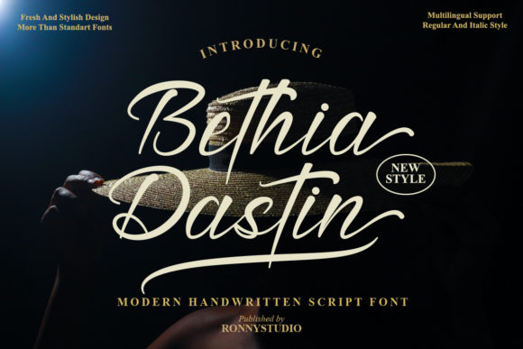 Bethia Dastin: The Elegant Handwritten Font for Marketers