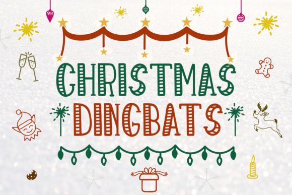 Christmas Dingbats: A Festive Display Font Review