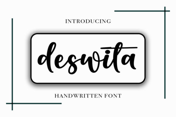 Deswita: A Romantic Handwritten Font for Campaigns