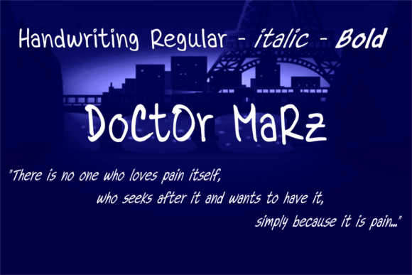 Dr.Marz: The Perfect Handwritten Font for Crafters