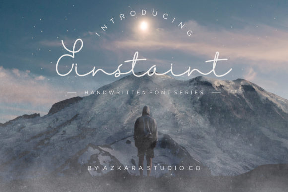 Einstaint: A Charming Handwritten Font for Crafters