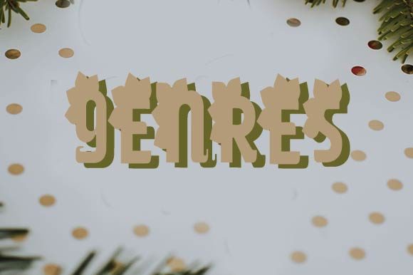 Genres: A Quirky Decorative Font for Makers