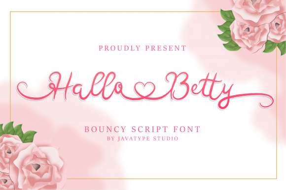 Hallo Betty: A Luxury Handwritten Font for Editorial Design