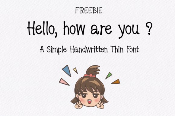 Hello, How Are You: A Dainty Handwritten Font for Editorial Design
