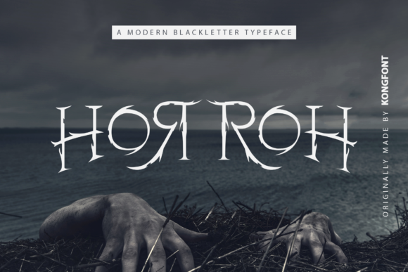 Horroh: A Modern Whimsical Font for Web Design
