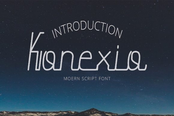 Konexio: A Sweet Handwritten Font for Crafters