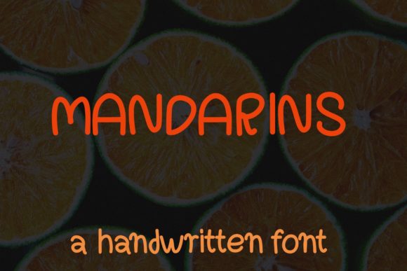 Mandarins Font Review: A Sweet Handwritten Style for Designers