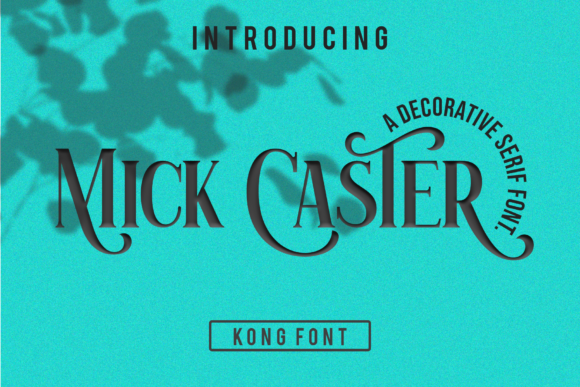 Mick Caster: A Confident Serif Font for Branding