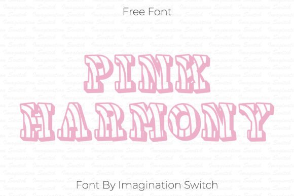 Pink Harmony: A Premium Font for Polished Branding