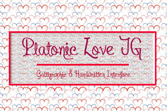 Platonic Love JG: A Playful Display Font for Editors