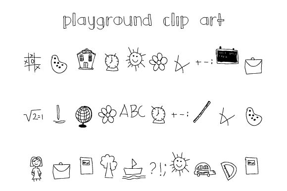 Playground Clip Art: A Playful Dingbats Font Review