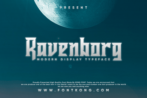 Ravenborg: A Modern Blackletter Font for Editorial Design