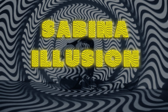 Sabina Illusion: A Zebra-Like Decorative Font for Editors