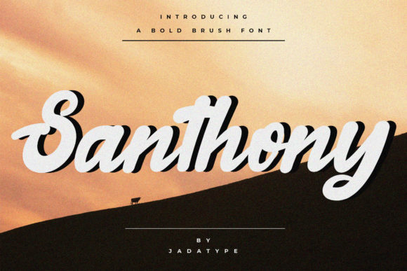 Santhony: A Bold Handwritten Font for Campaigns