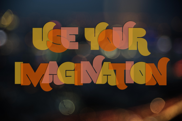UseYourImagination: A Bold Color Font for Web Design