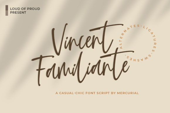 Vincent Familiante: A Relaxed Handwritten Font Review