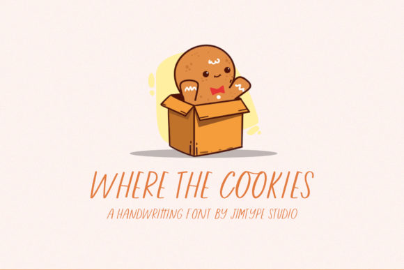 Where the Cookies: A Handwritten Font for Crafters